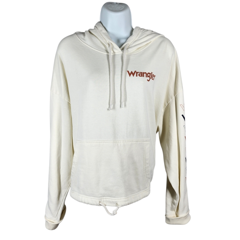 WRANGLER RETRO LOGO CROPPED HOODIE